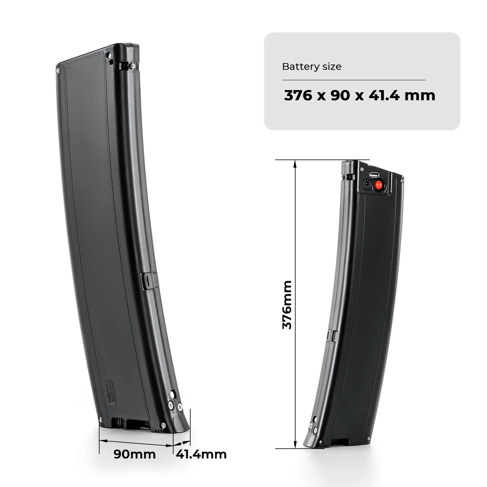 36V 10.5Ah(388Wh) E-Bike Li-ion Battery without Charger for Reention Rapier IR-III - Image 4