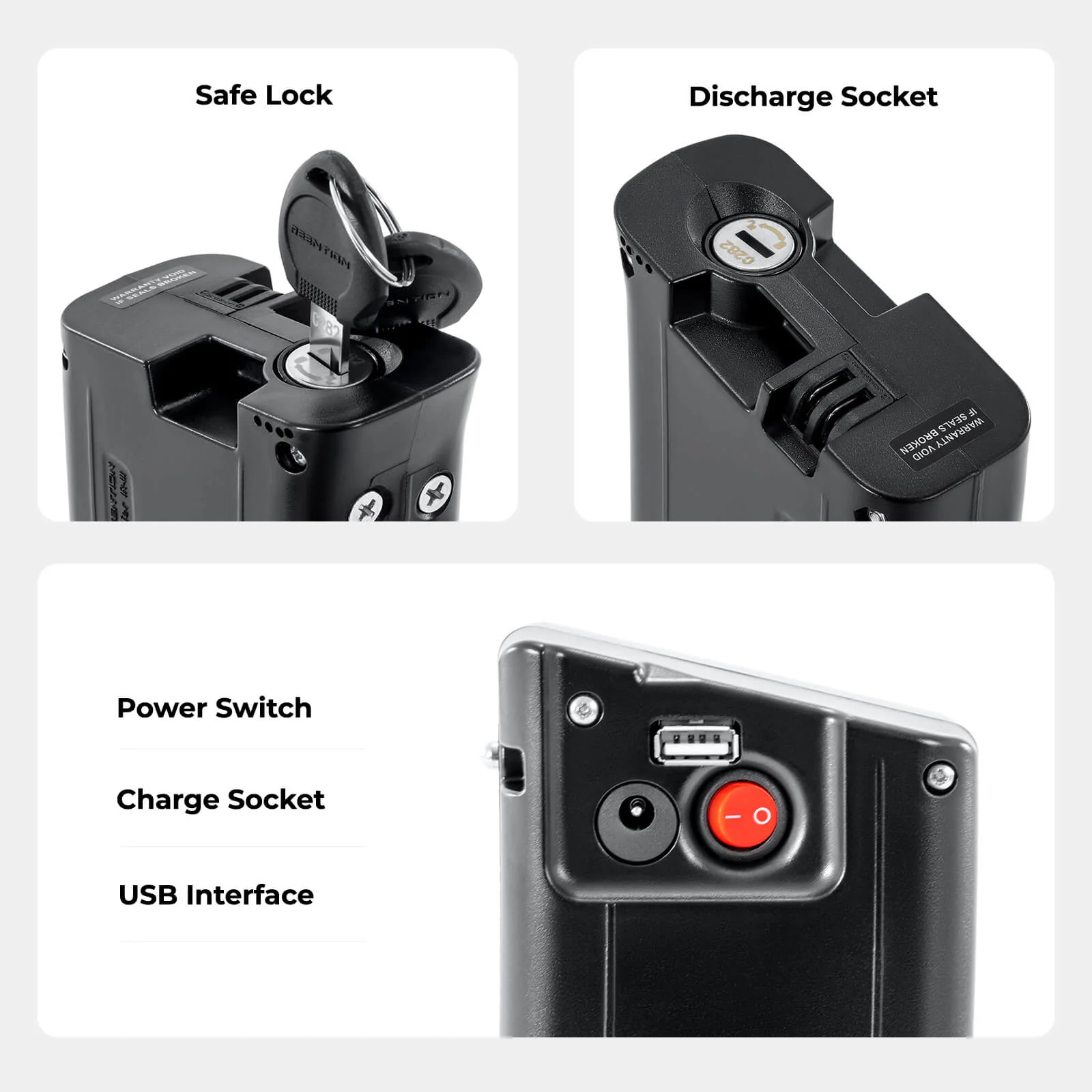 36V 10.5Ah(388Wh) E-Bike Li-ion Battery without Charger for Reention Rapier IR-III - Image 5