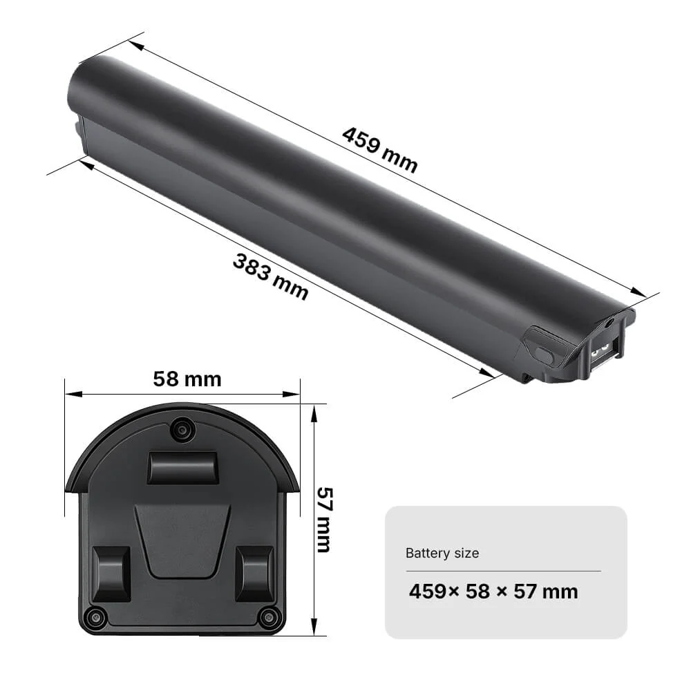 36V 10Ah(360Wh) Li-ion E-Bike Battery without Charger fit for Tenways CGO600 PRO(Classic Edition), CGO600 Plus(New Edition) - Image 2