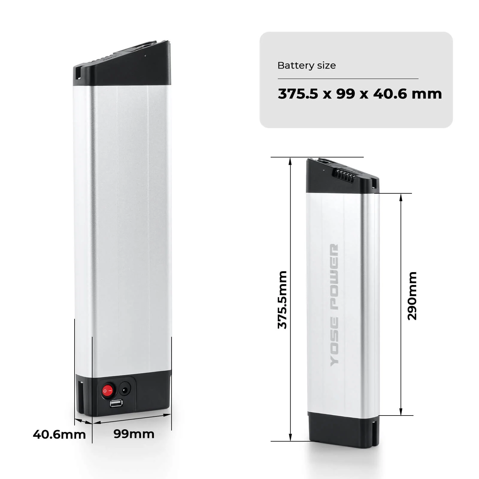 36V 11.6Ah(429Wh) E-Bike Li-ion Battery Inframe Accu without Charger for LLobe City 3, CitySport 2, FML 810 and FML 830 - Image 4