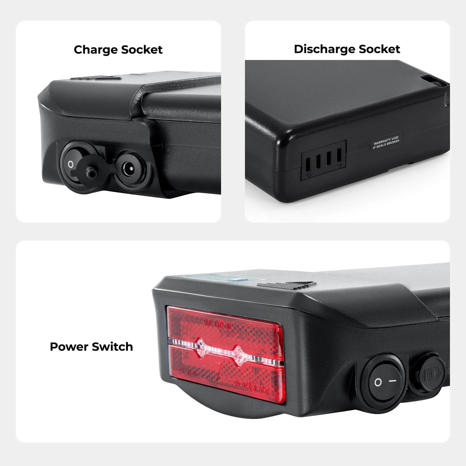 36V 11.6Ah(429Wh) E-Bike Li-ion Battery Rear Rack Accu without charger for Zündapp Green 7.7 Z802 - Image 4