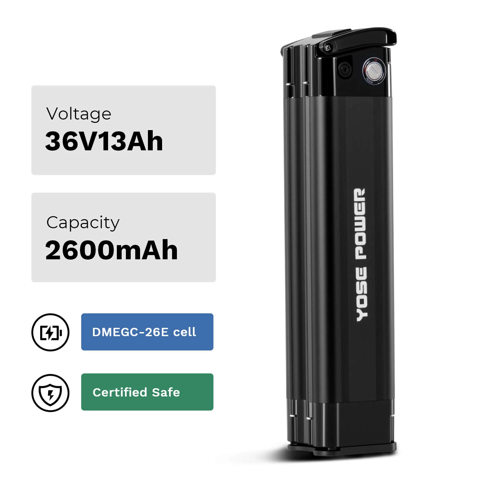36V 13Ah(468Wh) Silverfish Li-ion Battery for TELEFUNKEN Multitalent, Zündapp Z510, Z517, Green 2.7, Green 3.7 - Image 6
