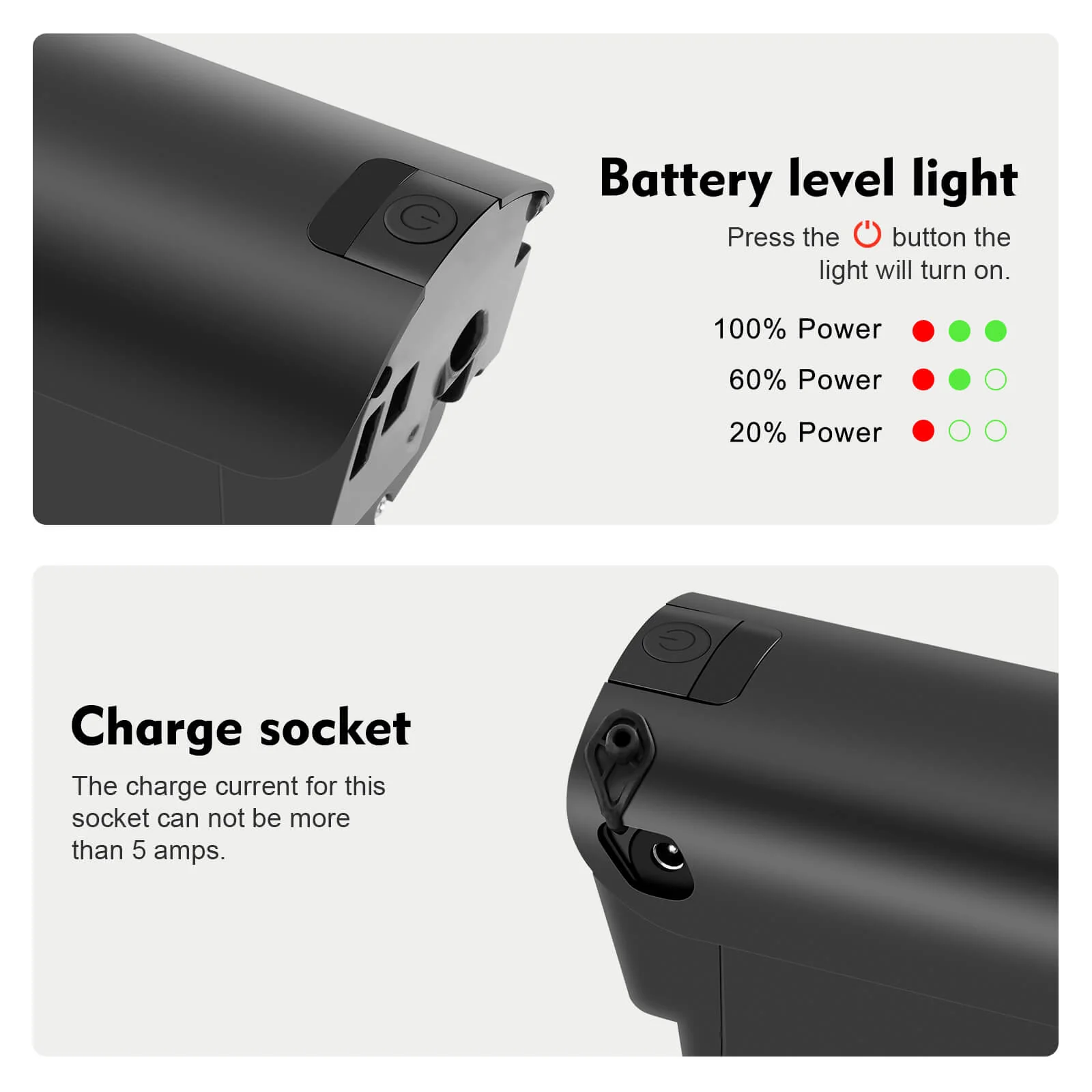 36V 14.5Ah(537Wh) Li-ion Battery Intube Accu for the 2022 Polluno, netuno polluno pro, netuno pro - Image 3