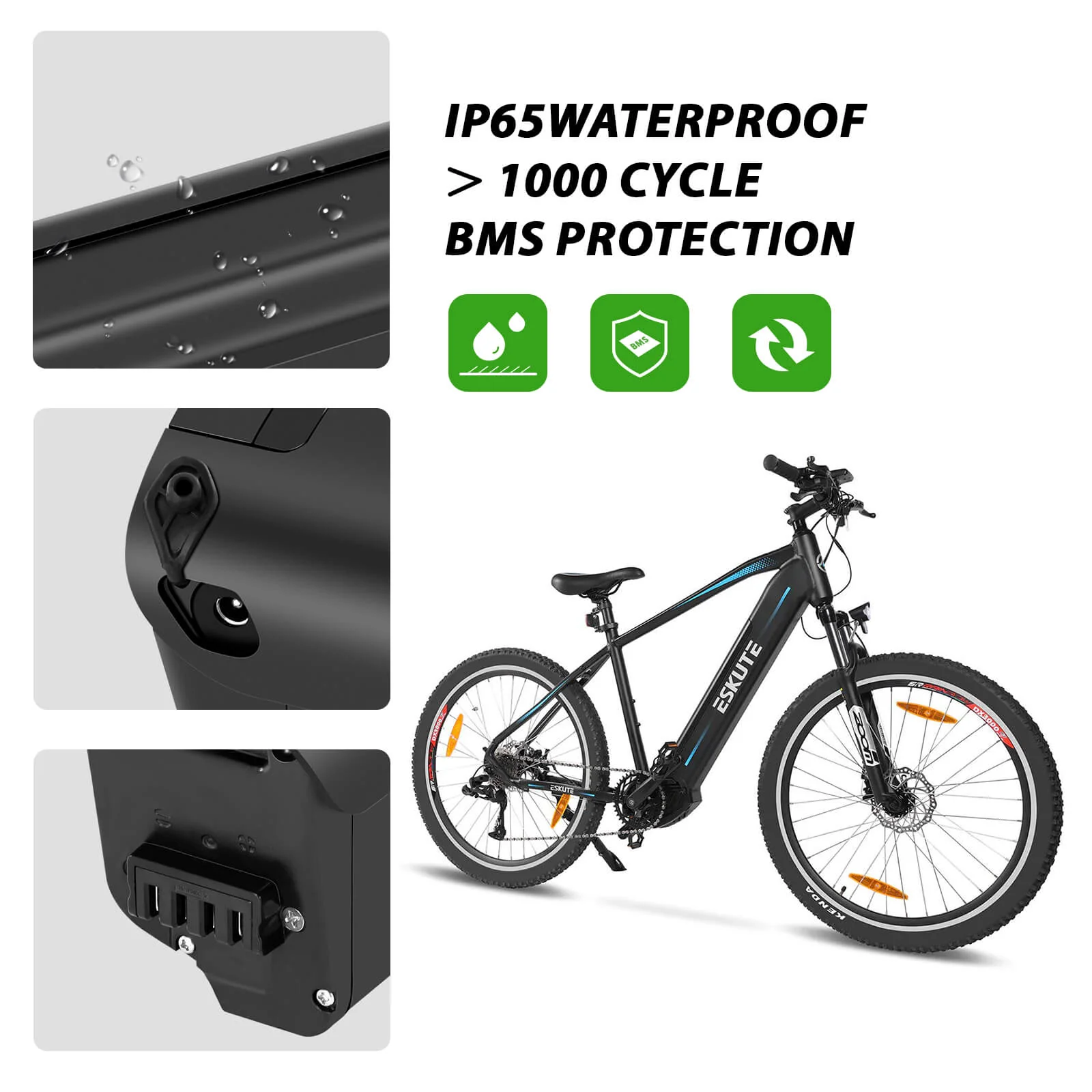 36V 14.5Ah(537Wh) Li-ion Battery Intube Accu for the 2022 Polluno, netuno polluno pro, netuno pro - Image 5