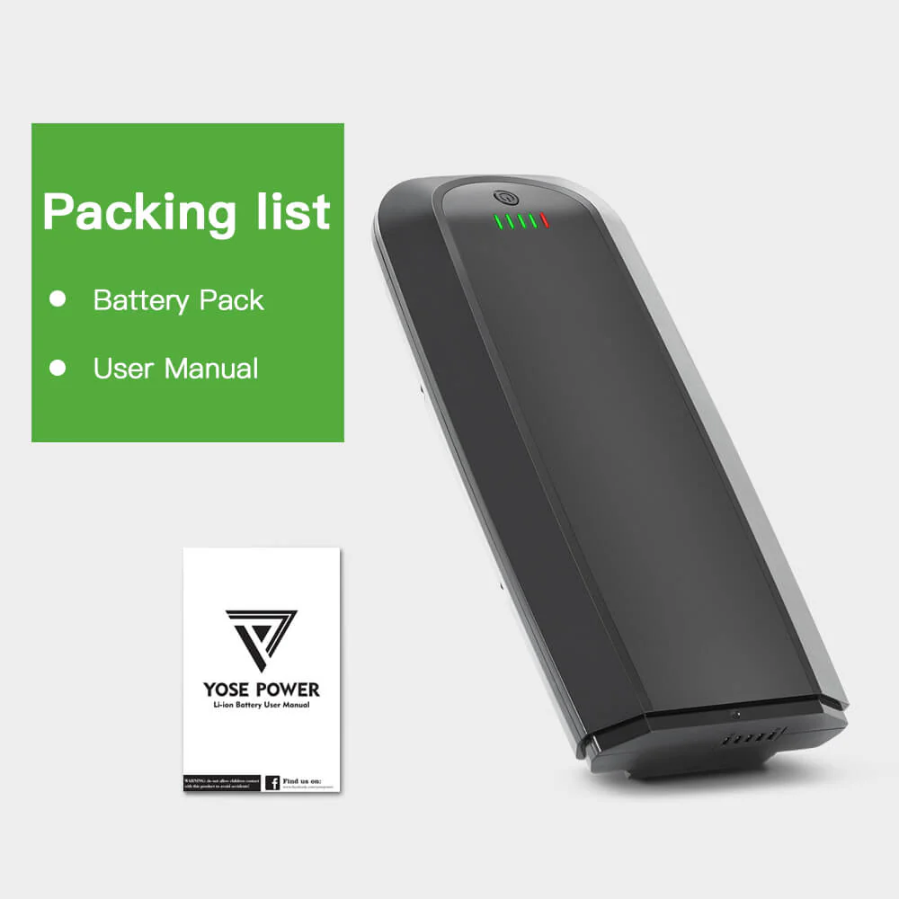 36V 12.8Ah(461Wh)/14Ah(504Wh) Li-ion E-Bike Battery YJ145 for E-Bikes of Telefunken, Zündapp, Chrisson etc. without Charger - Image 9
