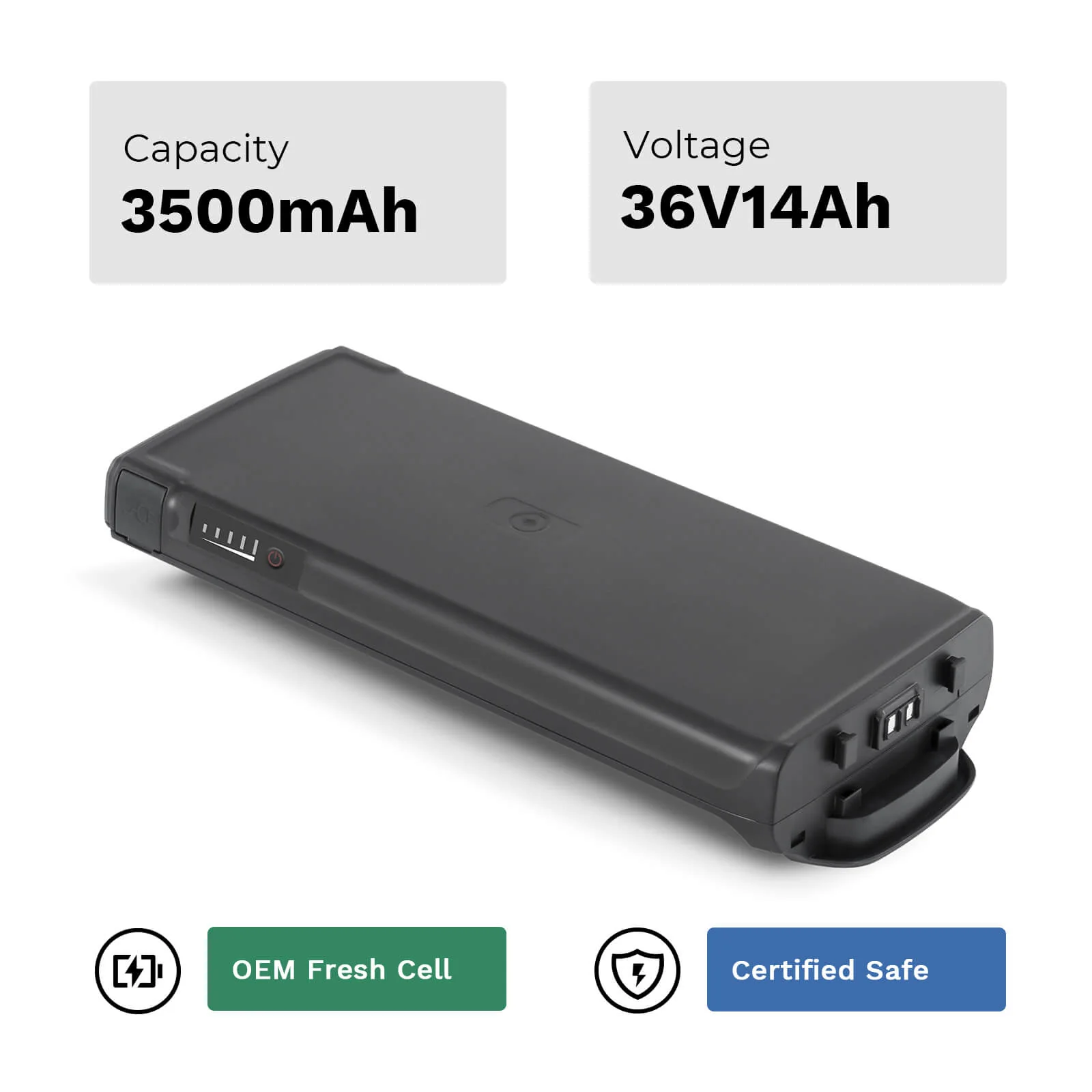 36V 14Ah(504Wh) rear rack Battery SF-01/Sparta E-500(SP-01) for E-Bike Sparta, Batavus without Charger - Image 5