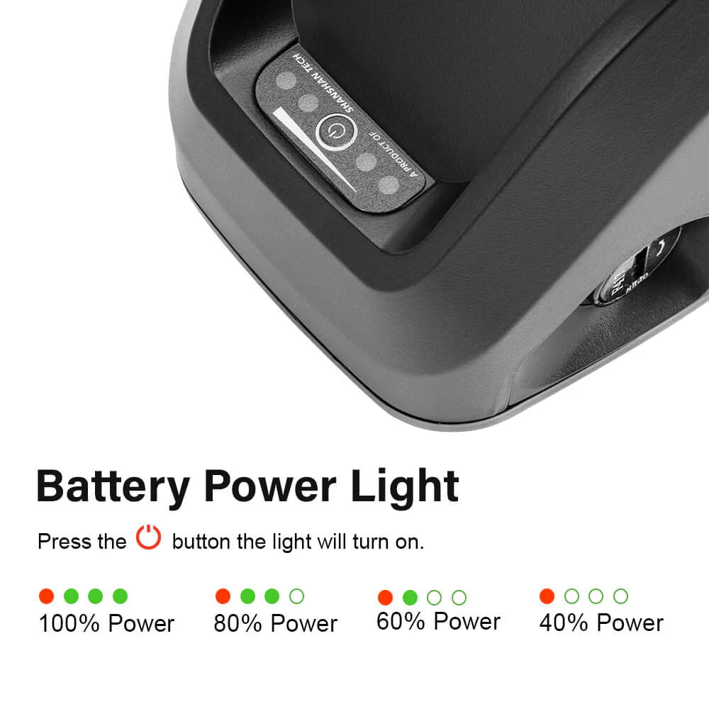 36V 15.6Ah(577Wh) Hailong-Plus Original Cell Li-ion E-Bike Battery with 5 Flat Pin Plug NOT ROUND PINS - Image 4
