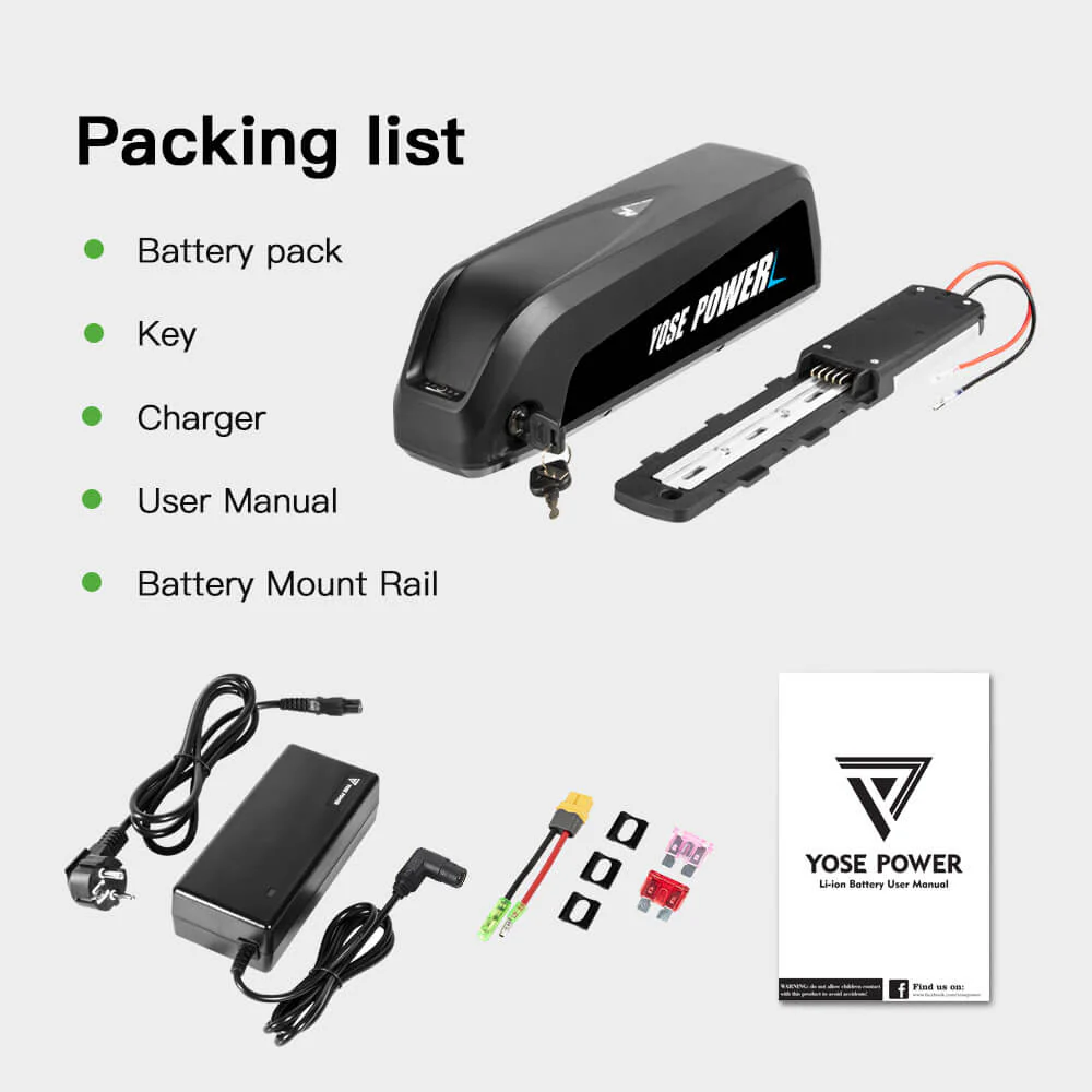 36V 15.6Ah(577Wh) Hailong-Plus Original Cell Li-ion E-Bike Battery with 5 Flat Pin Plug NOT ROUND PINS - Image 6