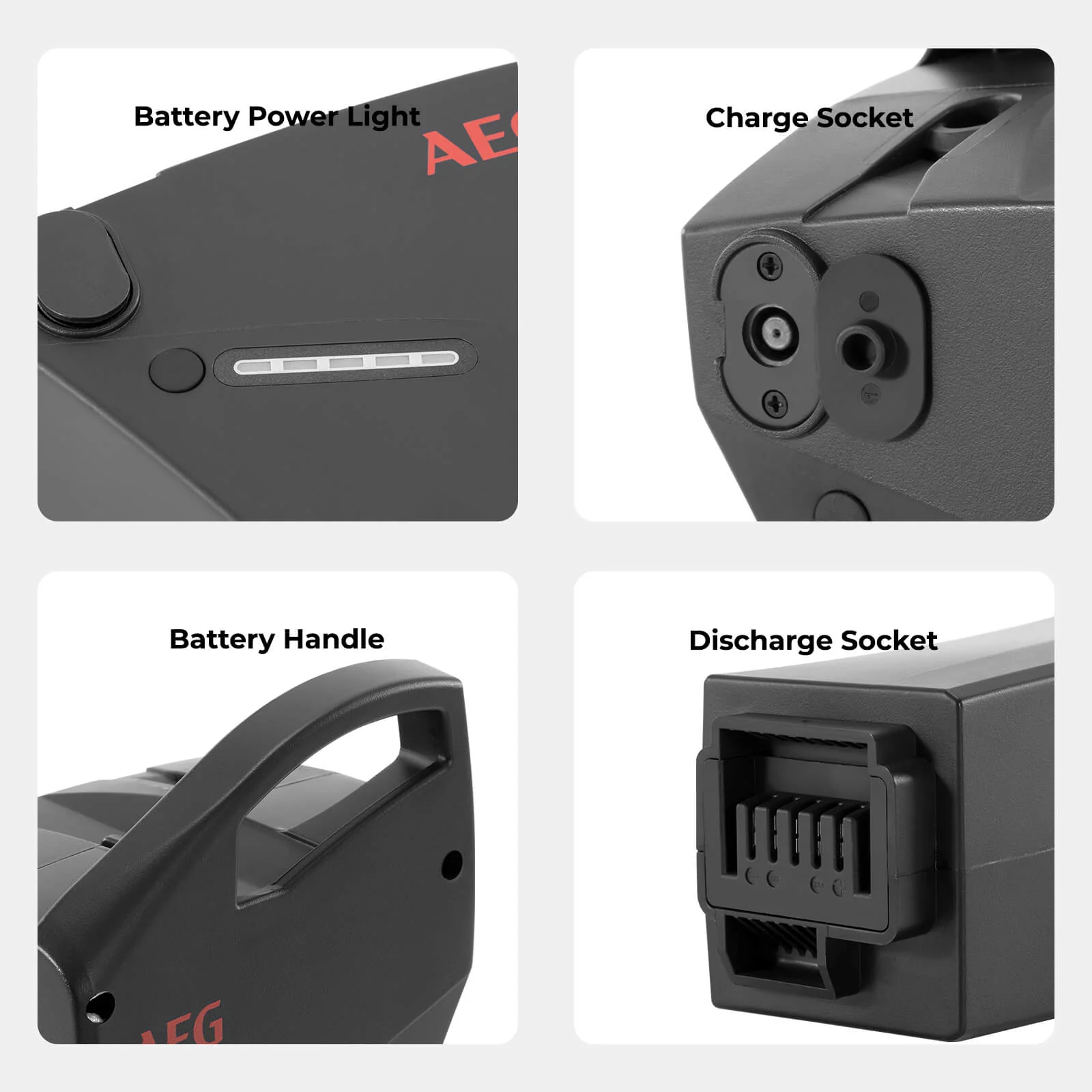 36V 16Ah(576Wh) E-Bike Li-ion Battery Replacement Accu AEG Sideclick ZZ234 CAN-Bus without charger for Prophete E-Bikes - Image 5