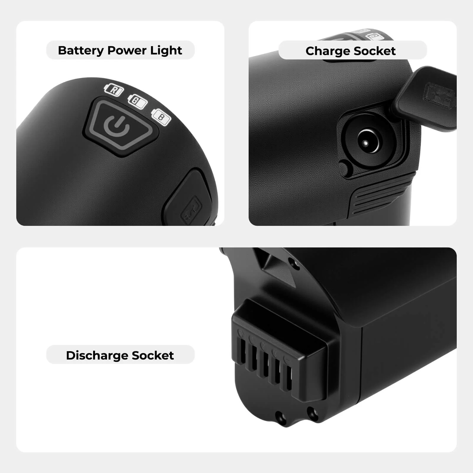 36V 16Ah(576Wh) Li-ion E-Bike Accu Intube Battery for HillMiles Bike Battery, Jasion EB5 Roamer/Touroll J1 ST Trekk/Samebike RS-A01 Pro-T Urban - Image 3