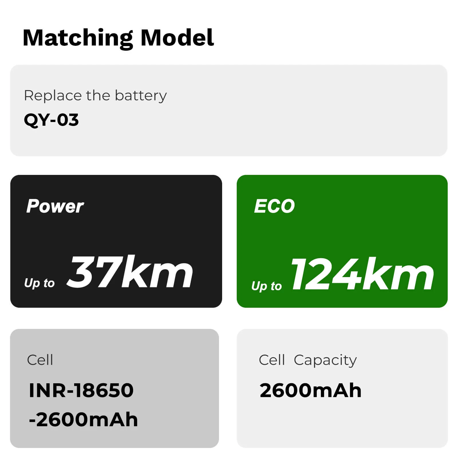 36V 10.4Ah(374Wh)/12.8Ah(473Wh) E-Bike Rear Battery for Phylion Joycube SF-03 JCEB360-11 - Image 8