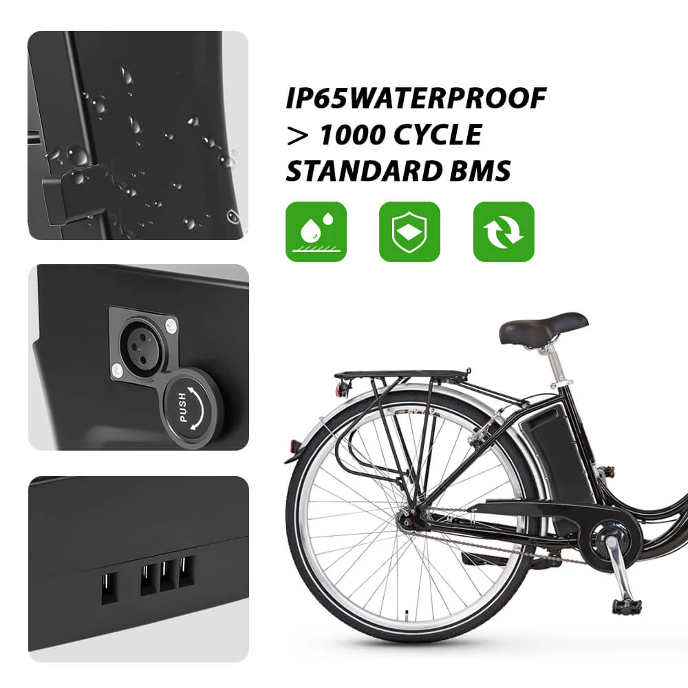 36V 13Ah(481Wh)/16Ah(592Wh) Li-ion Battery SDI Side-Click without Charger Fit for Prophete, Zündapp, Kreidler - Image 6