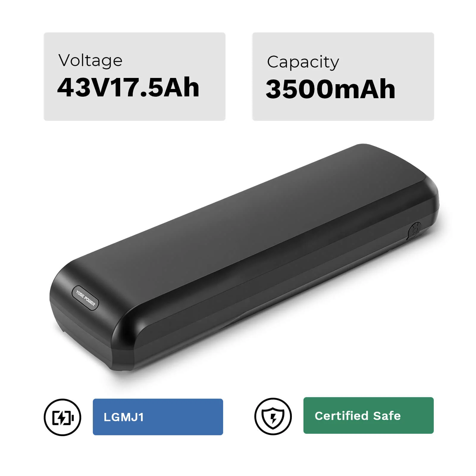 43V 17.5Ah(752Wh) Bafang Rear Rack Battery E-Bike Accu BTC01 LG Cells without Charger (BT C01.750.UC) - Image 4