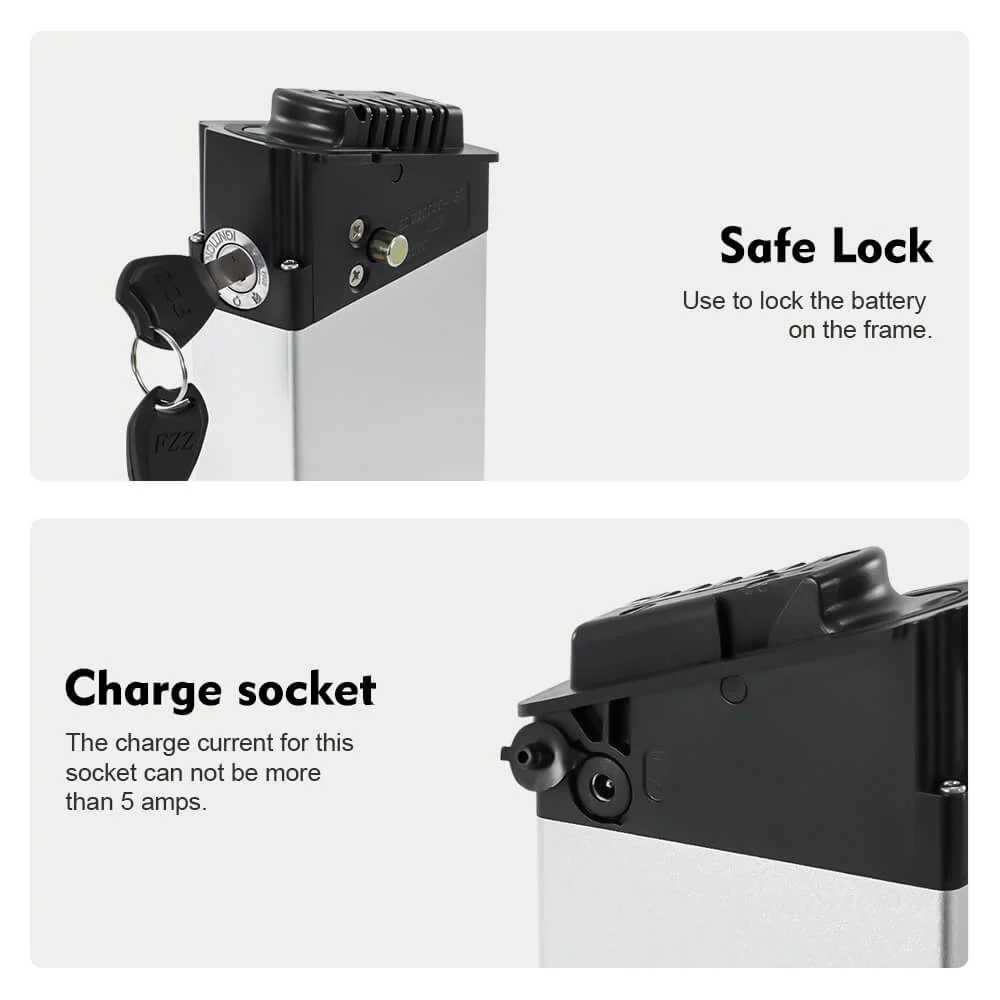 48V 11.6Ah(558Wh) Folding E-Bike Battery InFrame Li-ion Accu DCH006 without Charger for FIIDO M1 Pro / BEZIOR XF200 / Samebike Battery - Image 3