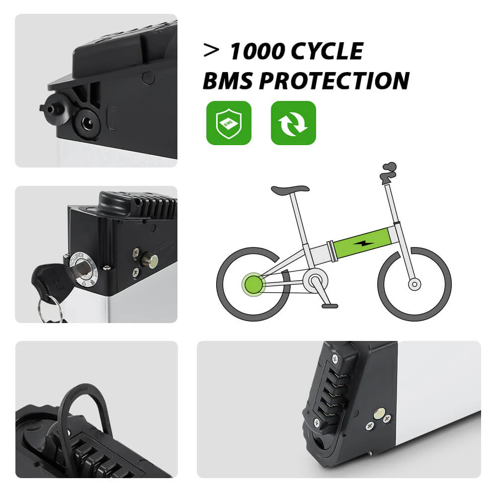 48V 11.6Ah(558Wh) Folding E-Bike Battery InFrame Li-ion Accu DCH006 without Charger for FIIDO M1 Pro / BEZIOR XF200 / Samebike Battery - Image 7