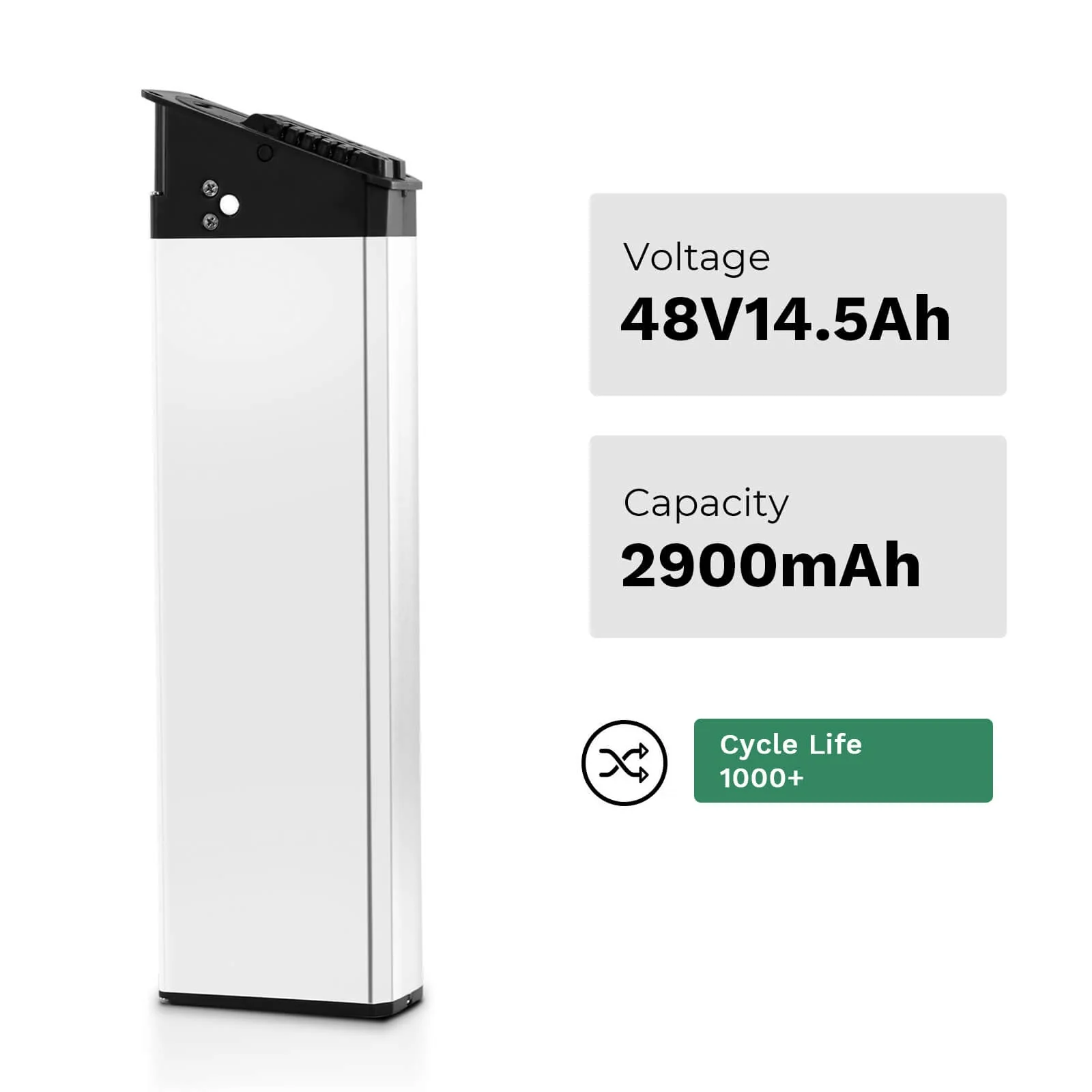 48V 14.5Ah(697Wh) E-Bike Li-ion Battery Inframe Accu without Charger for Mate X ,Engwe pro 2/EP-2 pro/Engine X - Image 3