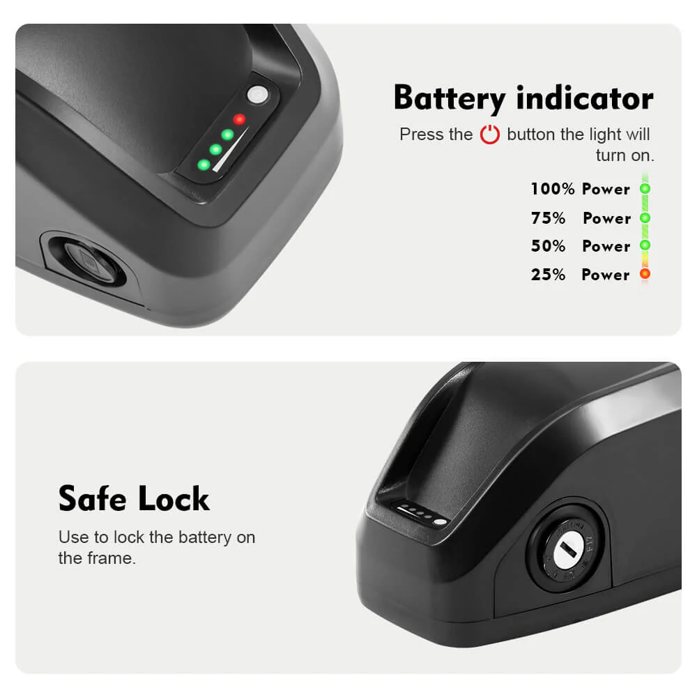 48V 14Ah(673Wh) Li-ion E-Bike Batteries without Charger Replace Accu for RAD POWER Models - Image 3