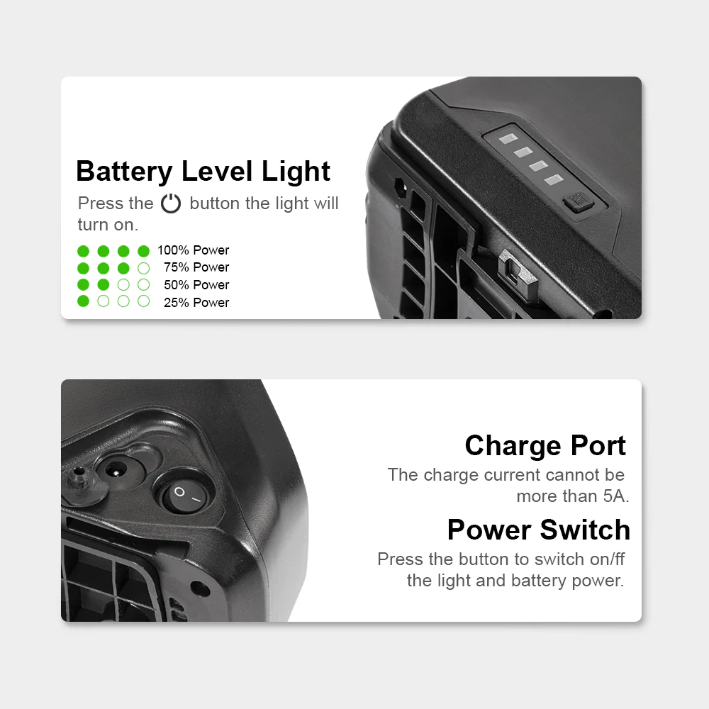 48V 17.4Ah(837Wh) Li-ion Universal Battery for Various Different Bicycles with Anderson Plug E-Bike Down Tube Accu - Image 3