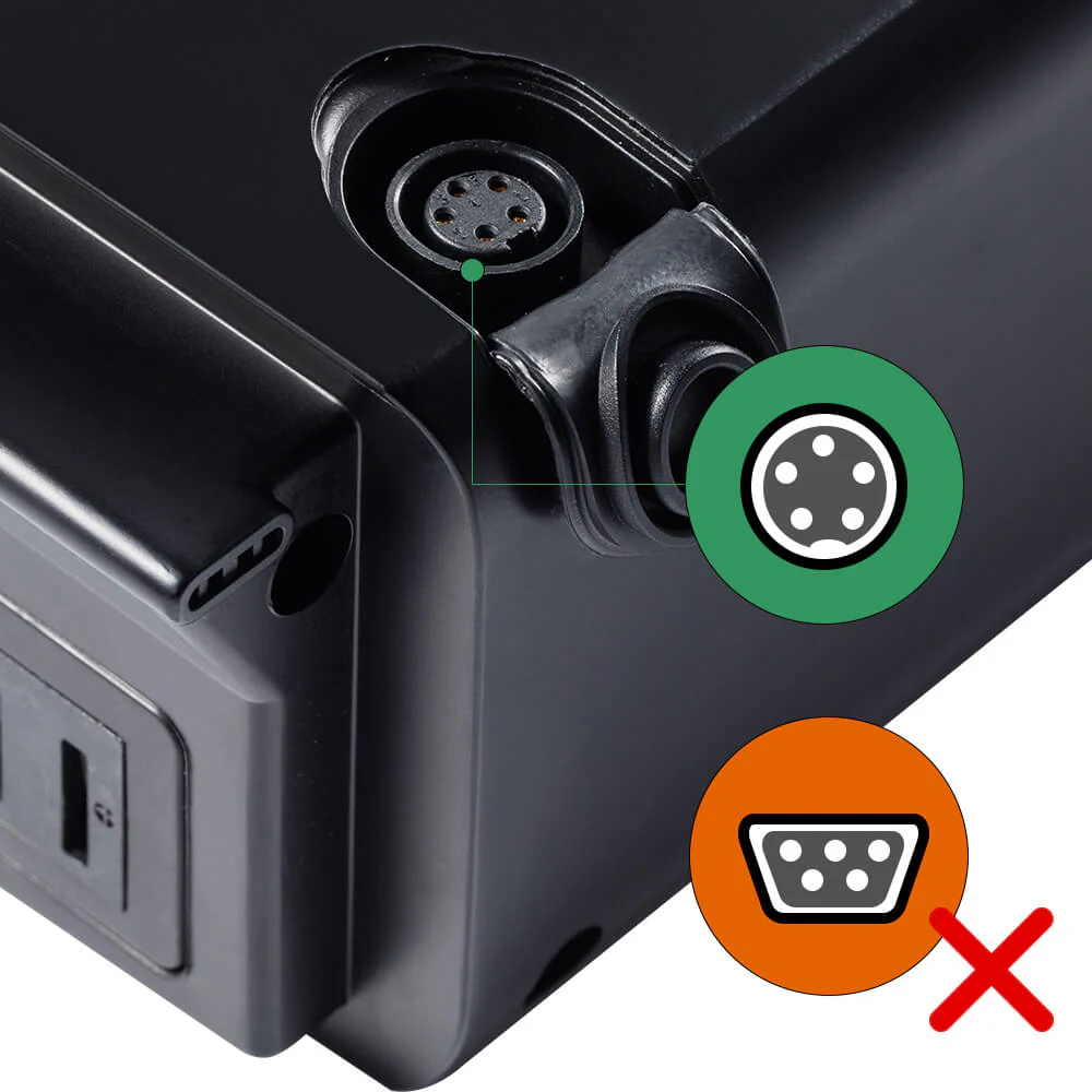 36V 11.6Ah(430Wh)/14Ah(518Wh) Original Li-ion Cell Lithium-ion Battery Electric Bicycle for Phylion SF-06L JOYCUBE/JCEB360-11.6 - Image 5