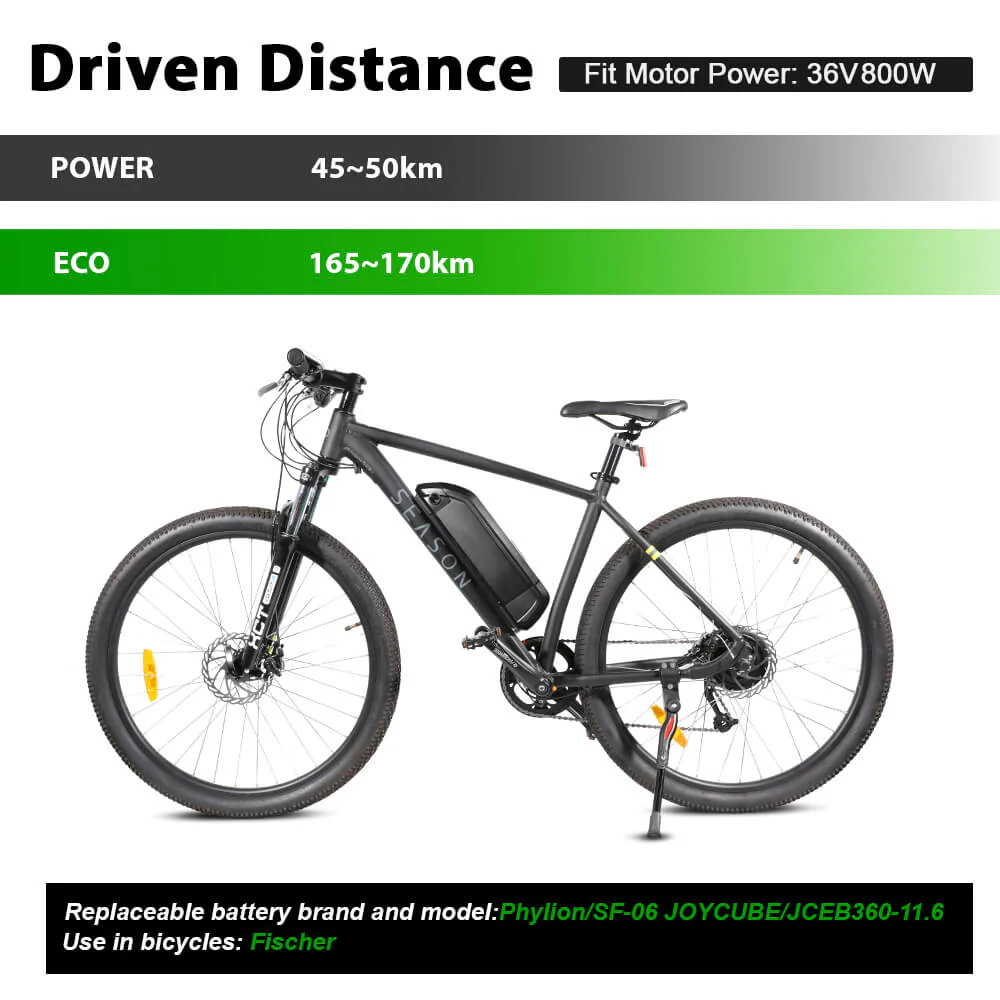 36V 11.6Ah(430Wh)/14Ah(518Wh) Original Li-ion Cell Lithium-ion Battery Electric Bicycle for Phylion SF-06L JOYCUBE/JCEB360-11.6 - Image 9