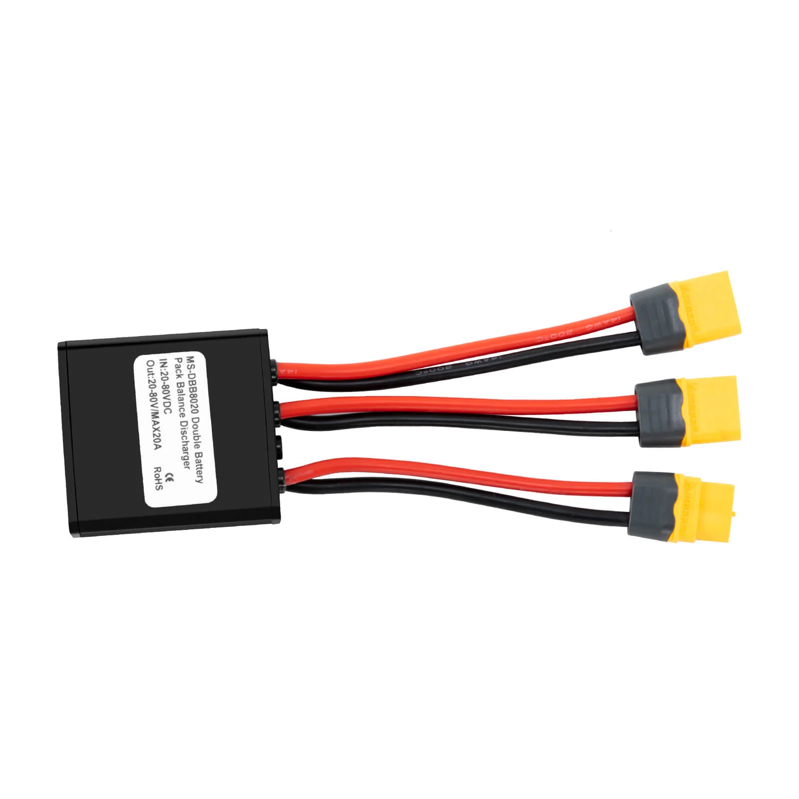 Dual Battery Parallel Module Adapter 20V‑80V20A Dual Accu Connector Adapter Increase Capacity MS-DBB8020 - Image 6