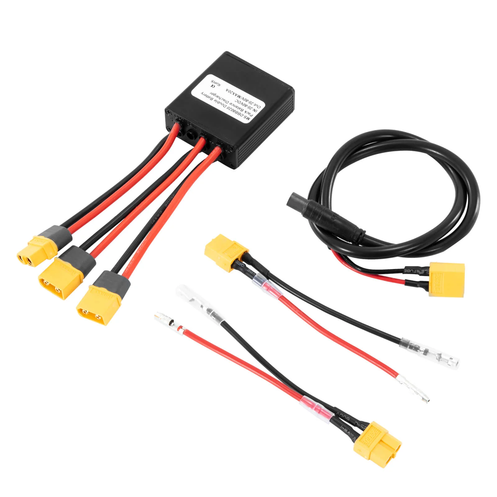 Dual Battery Parallel Module Adapter 20V‑80V20A Dual Accu Connector Adapter Increase Capacity MS-DBB8020 - Image 7