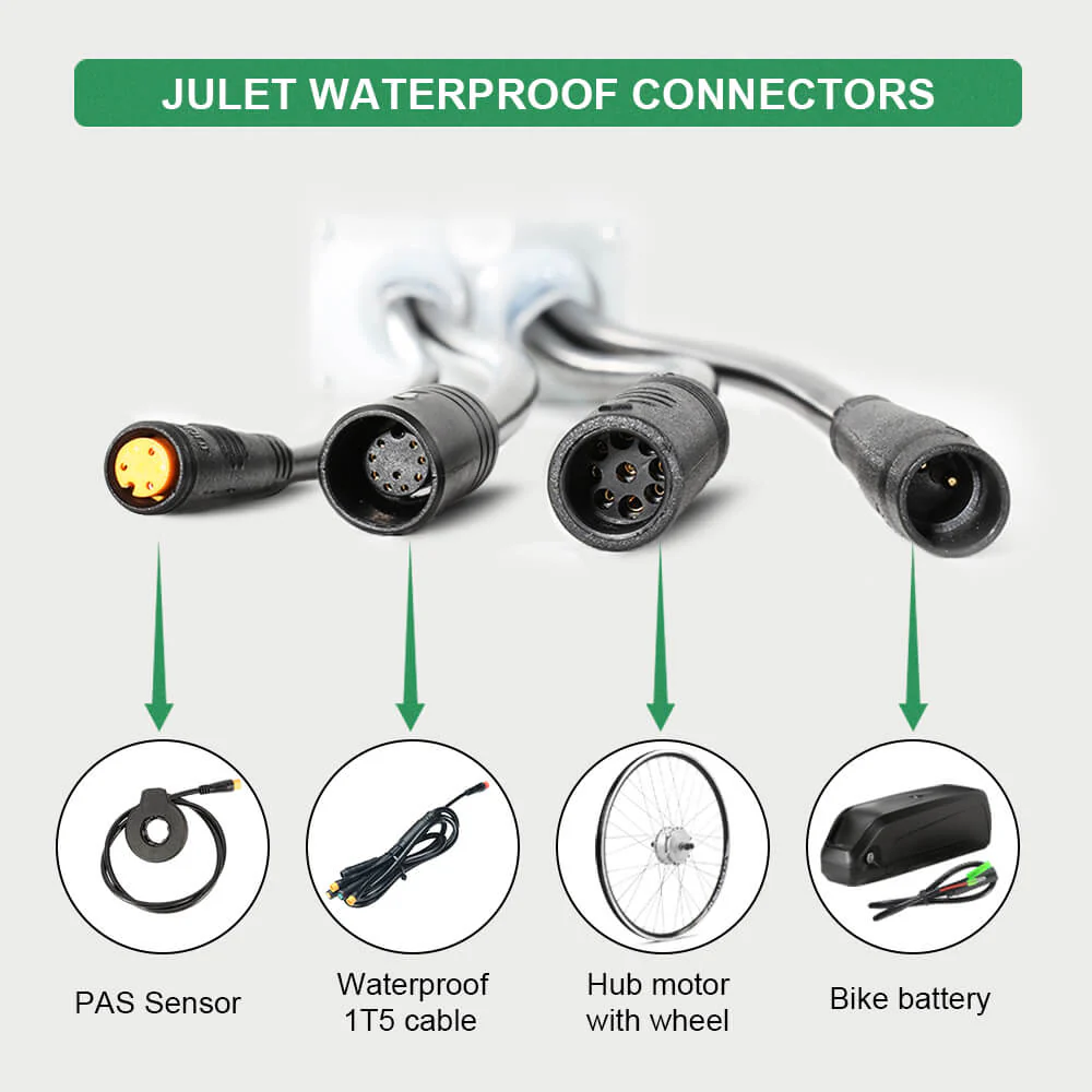 E-Bike Conversion Kit 36V 250W 28"(700C) Front Motor Kit Bicycle E-Bike Hub Motor in Silver without battery - Image 8