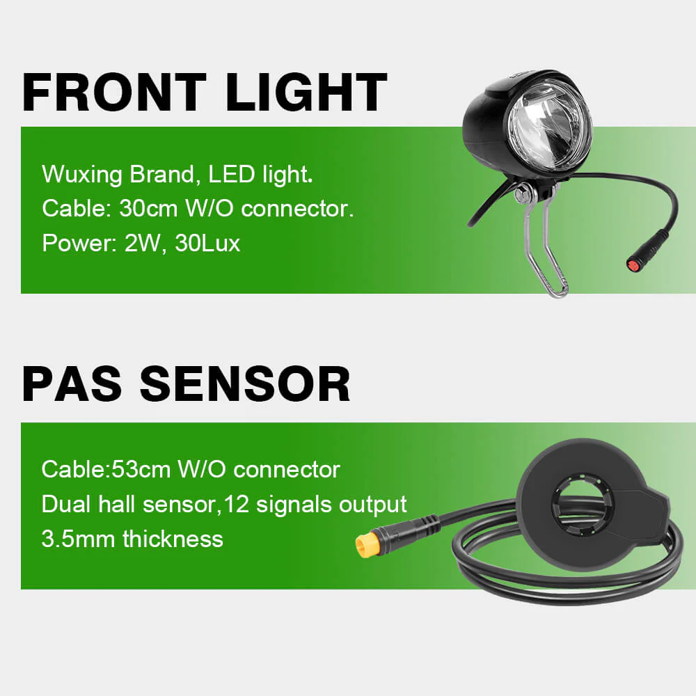E-Bike Conversion Kit 36V 250W 28"(700C) Front Motor Kit with HL1 36V 18Ah Battery Hub Motor DIY - Image 9