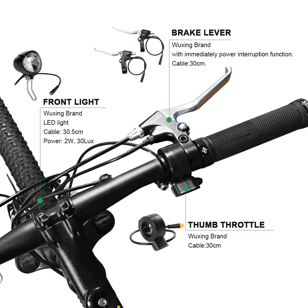 E-Bike Conversion Kit 36V 250W 28"(700C) Front Motor Kit with HL1 36V 15.6Ah Battery Hub Motor DIY - Image 7