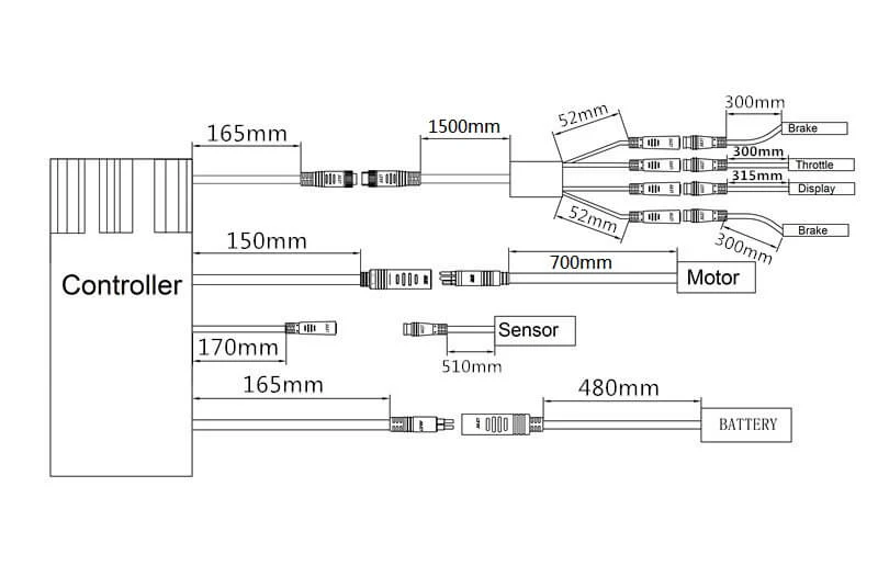 E-Bike Conversion Kit 36V 350W 26" Rear Cassette Motor Bicycle Hub Motor Conversion Kit - Image 12