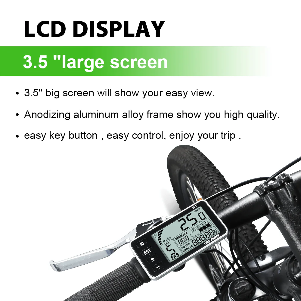 E-Bike Conversion Kit 36V 350W 26" Rear Freewheel Motor Bicycle Hub Motor Kit in Silver - Image 5
