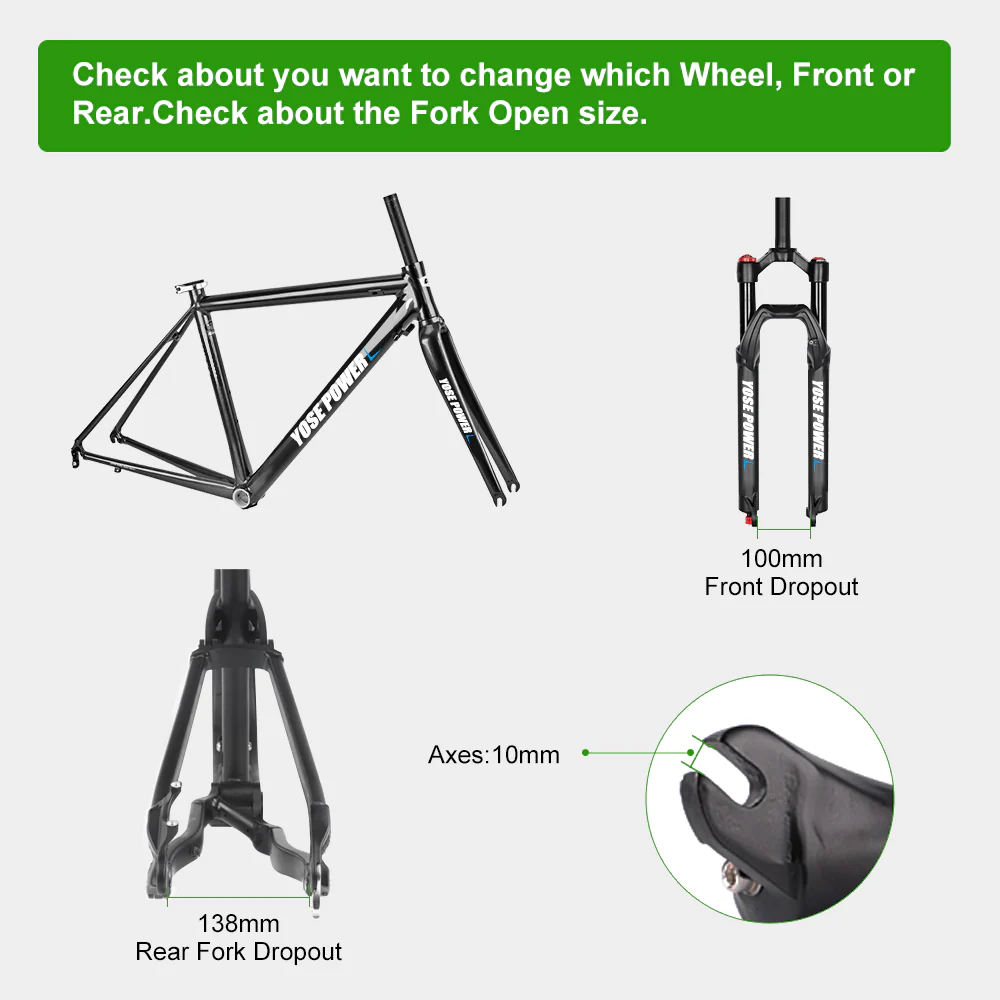 E-Bike Conversion Kit 36V 350W 26" Rear Motor Kit for Cassette with 36V 13Ah Battery and Charger - Image 5