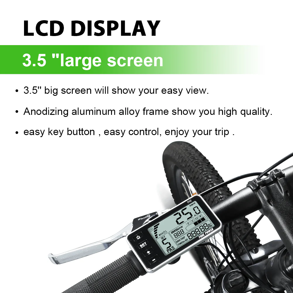E-Bike Conversion Kit 36V 350W 26" Rear Motor Kit for Cassette with 36V 13Ah Battery and Charger - Image 6
