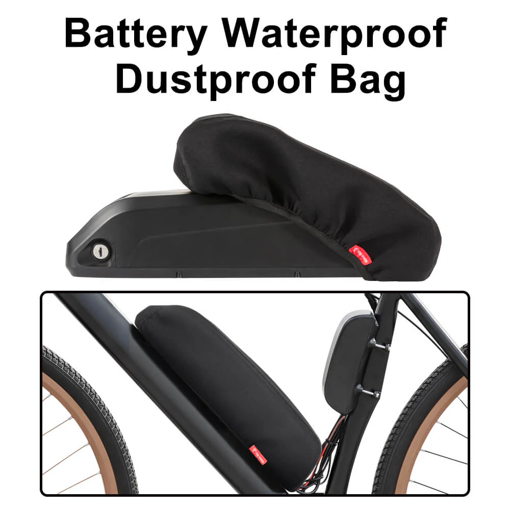 Waterproof Cover for Down Tube Battery Hailong - Image 3