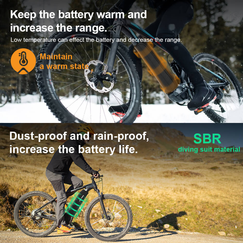 Waterproof Cover for E-bike Integrated Battery - Image 6